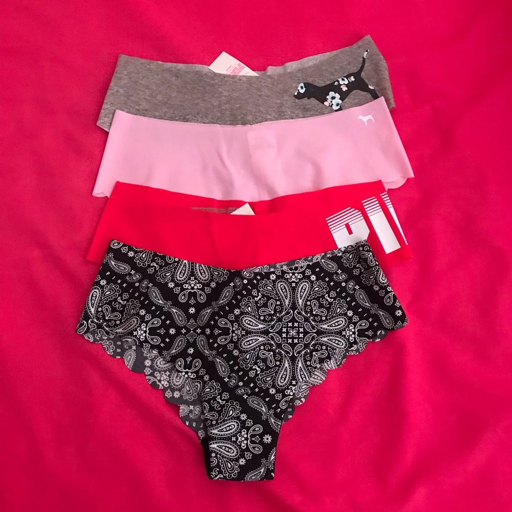 Pink Seamless Cheeky Panties